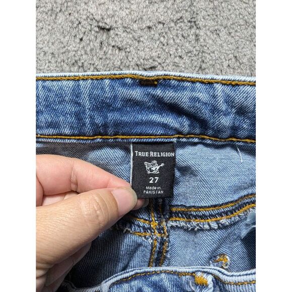 True Religion Stella Low Rise Skinny Jeans Women's Size 27 Medium Wash - Picture 3 of 14